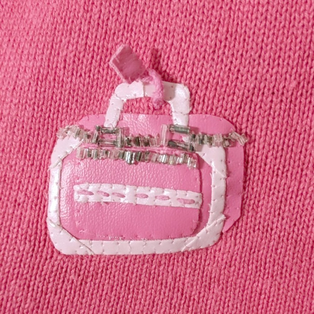 Michael Symon luggage embellished cardigan sweater - Picture 5 of 7